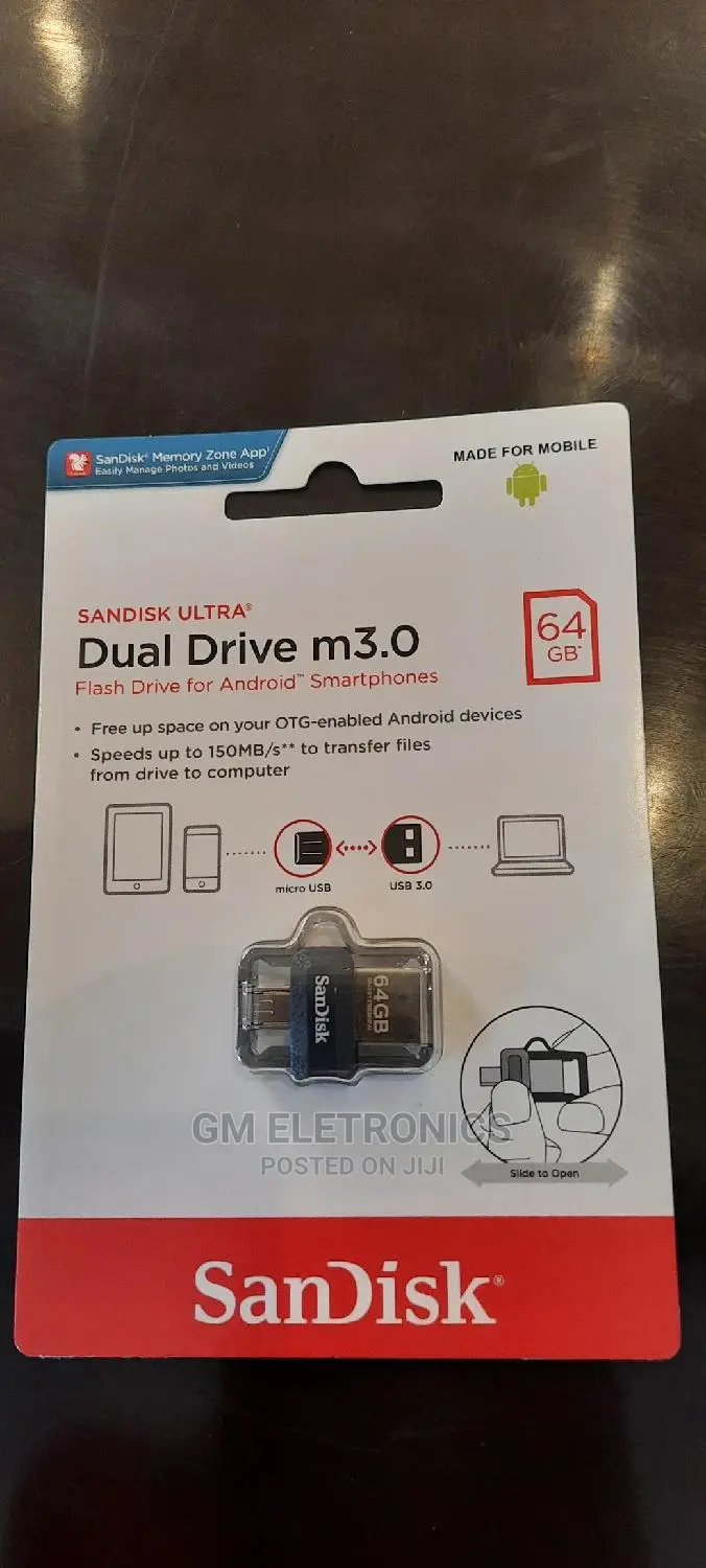 64GB Sandisk OTG M 3•0 for Android USB.