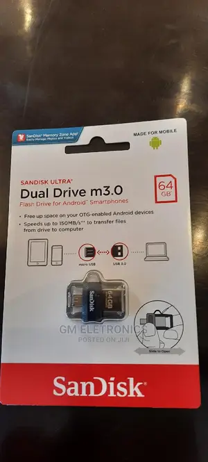 64GB Sandisk OTG M 3•0 for Android USB.