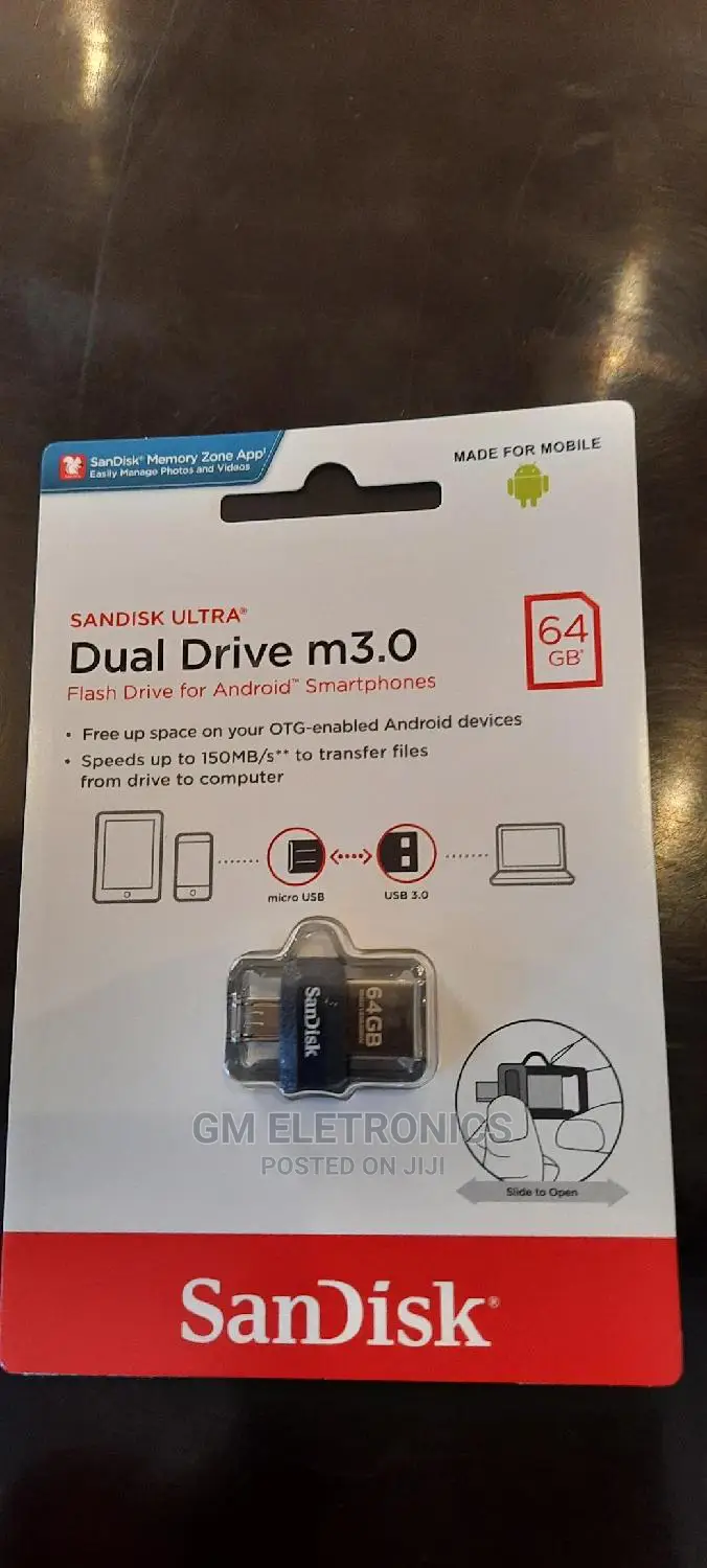 64GB Sandisk OTG M 3•0 for Android USB.