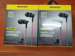 Awei ES-450M Stereo Bass Perfomance Earphones Black