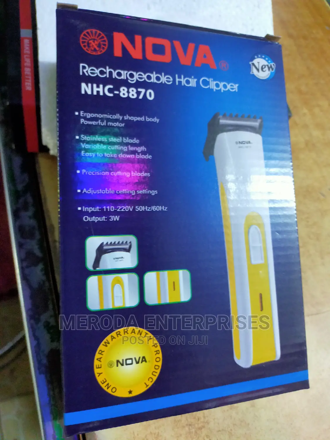Nova Rechargeable Hair Clippers