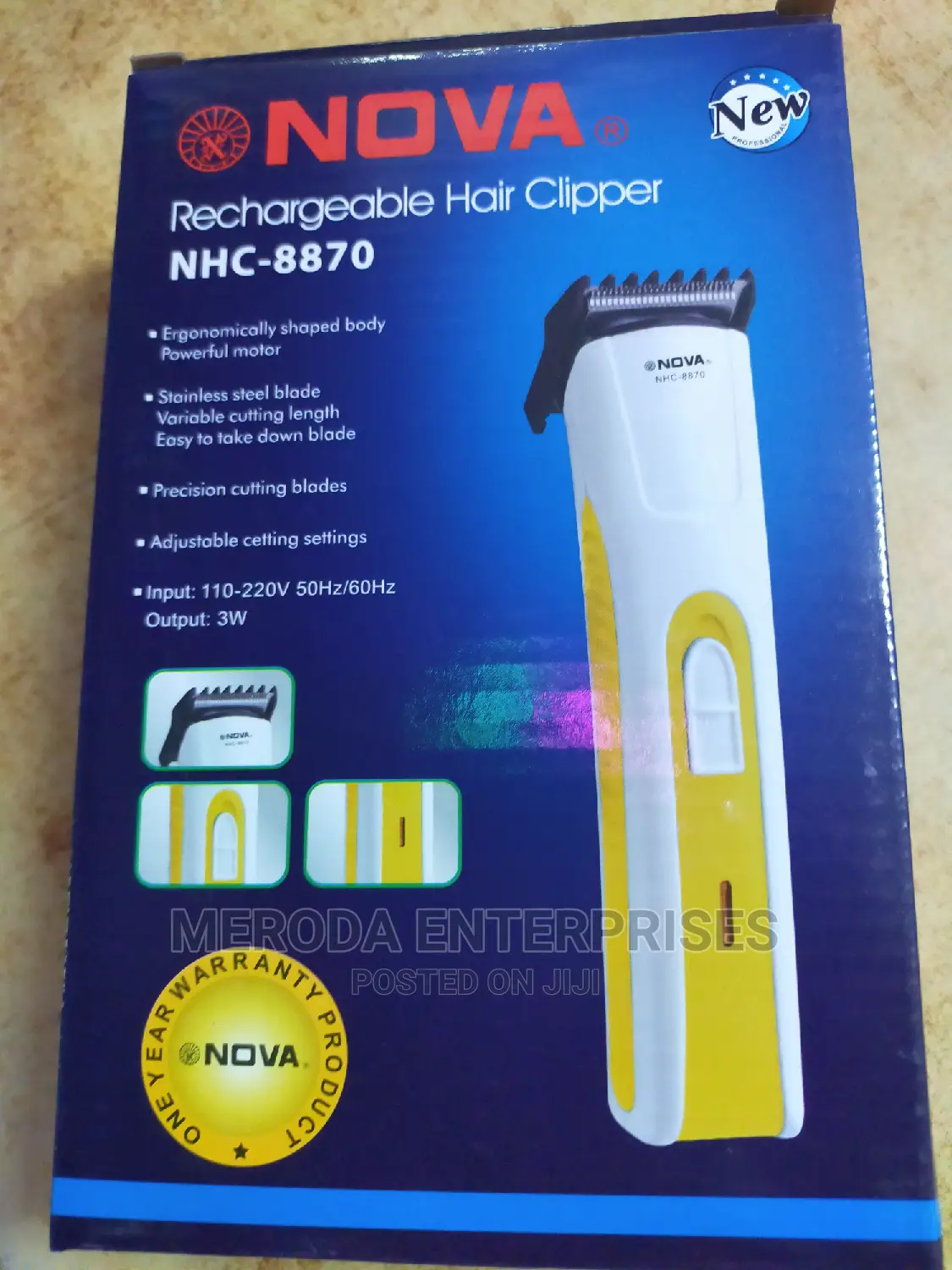 Rechargeable Hair Clipper 220v
