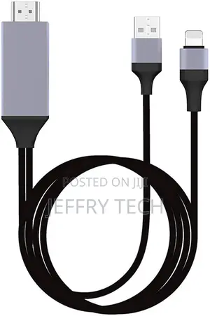 iPhone iPad to HDMI Adapter Cable,1080P Digital AV Connector