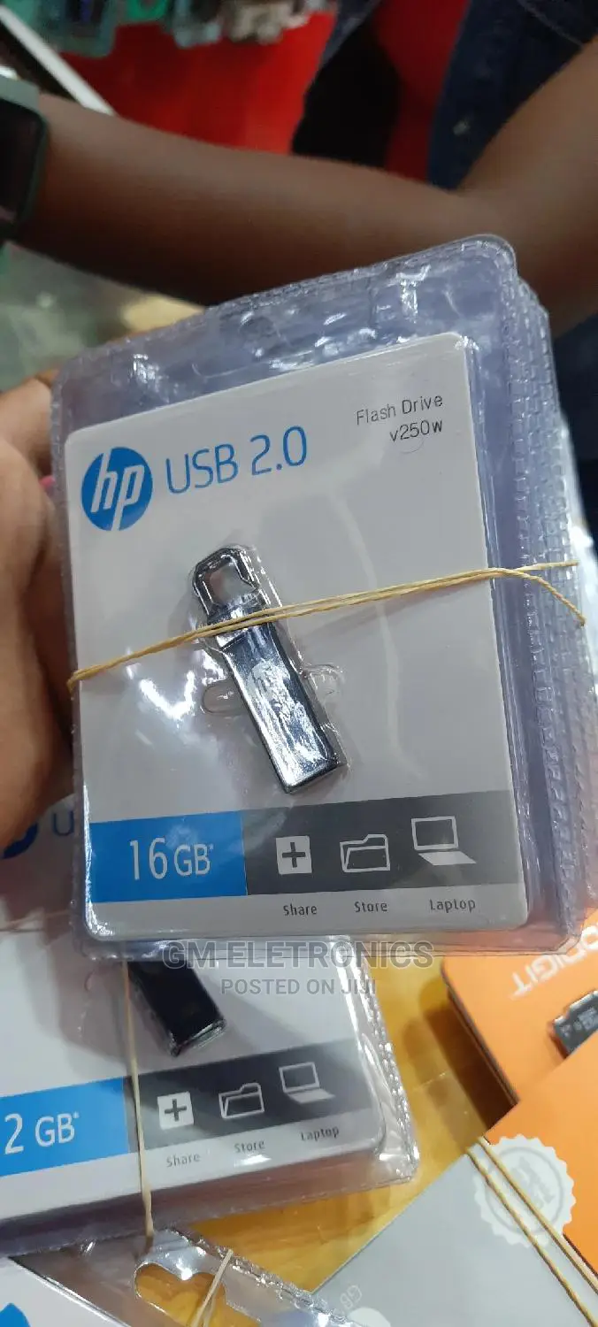 16gb Hp Metallic Flash Drive.