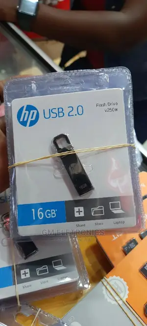 16gb Hp Metallic Flash Drive.