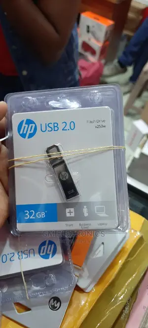 32GB HP Metallic Flash Drive.