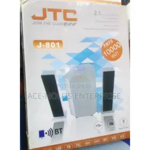 White 2.1 Ch JTC J-801 10000 Watts Multimedia Sound System
