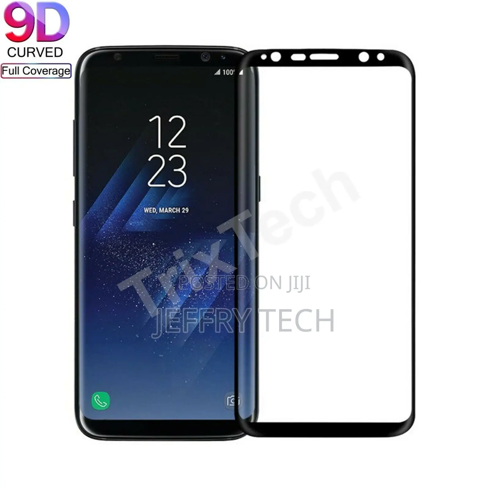 Samsung Galaxy S9 S8 Plus Tempered Glass Screen Protector