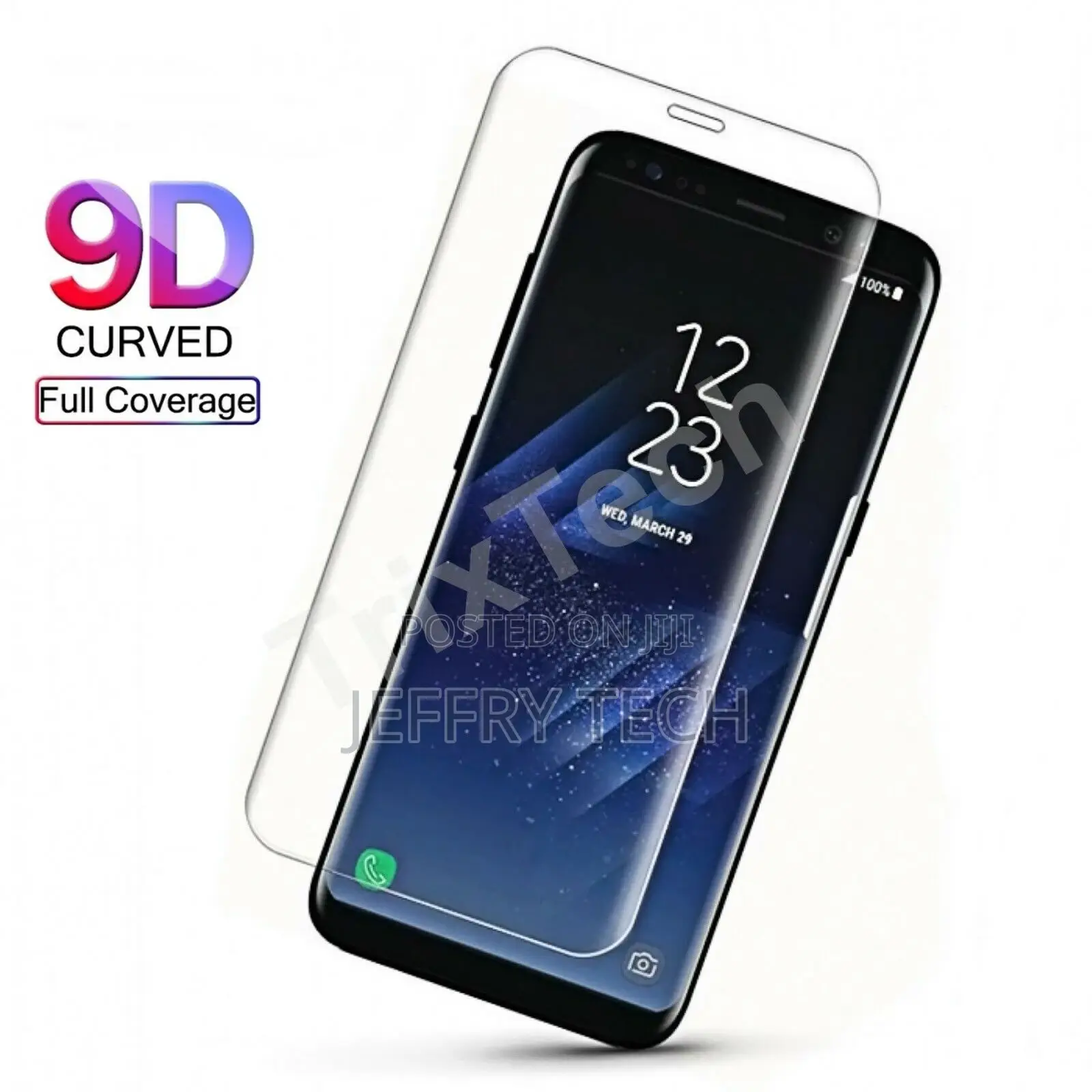 Samsung Galaxy S9 S8 Plus Tempered Glass Screen Protector