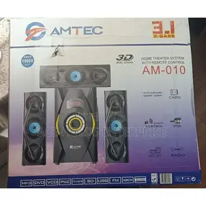 3.1 Ch Amtec AM-010 Home Theater 10000 Watts Sound System.