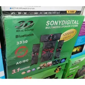 Sony Digital 3330 3.1 Ch 12000 Watts Sound System.