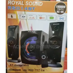 2.1 Ch RS014BT Royal Sound 10000 Watts Sound System Woofer