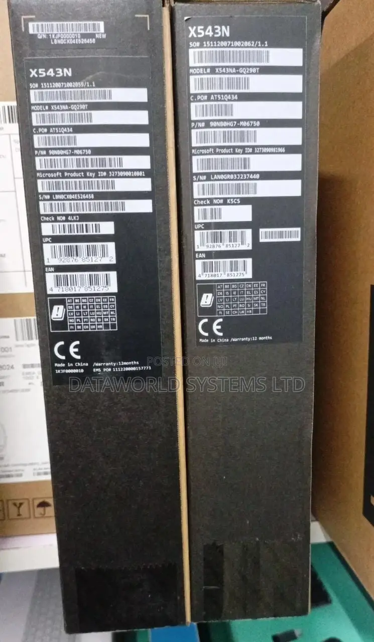New Laptop Asus 4GB Intel Celeron 1T