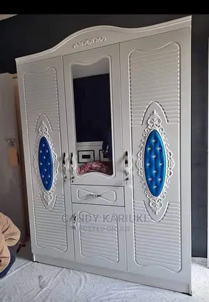 White 3 Door Wardrobe