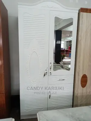 White 2 Door Closet