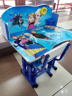 Cartoon Themed Study Desk Plus Chair