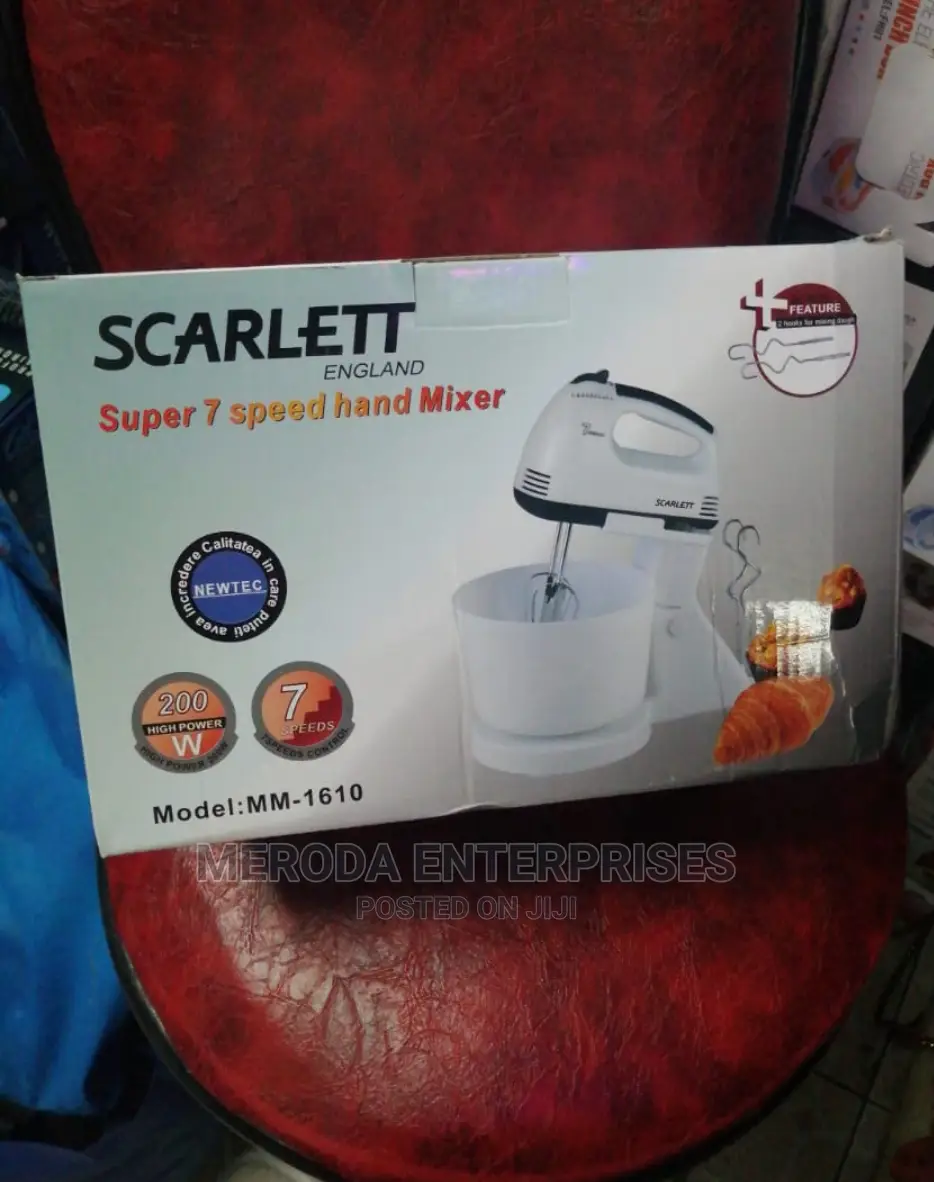 Scarlett Hand Mixer With Bowel