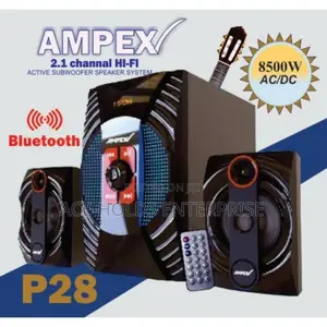 2.1 Ch 8500 Watts Ampex P28 Subwoofer System.