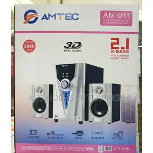 3000 Watts 2.1 Ch Amtec AM-011 Amtec Subwoofer.