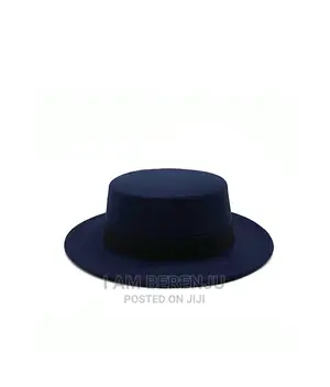 Wide Brim Flat Top Jazz Hat