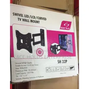 32p Swivel Led/Lcd /Curved Tv Wall Mount Skill Tech Sh 32P