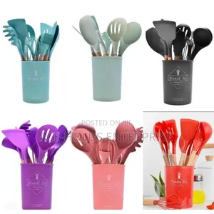 10 Pieces Silicon Spoons.