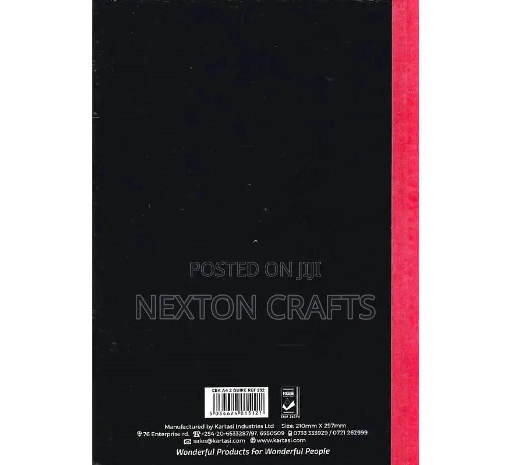 Counter Book A4 2 Quire