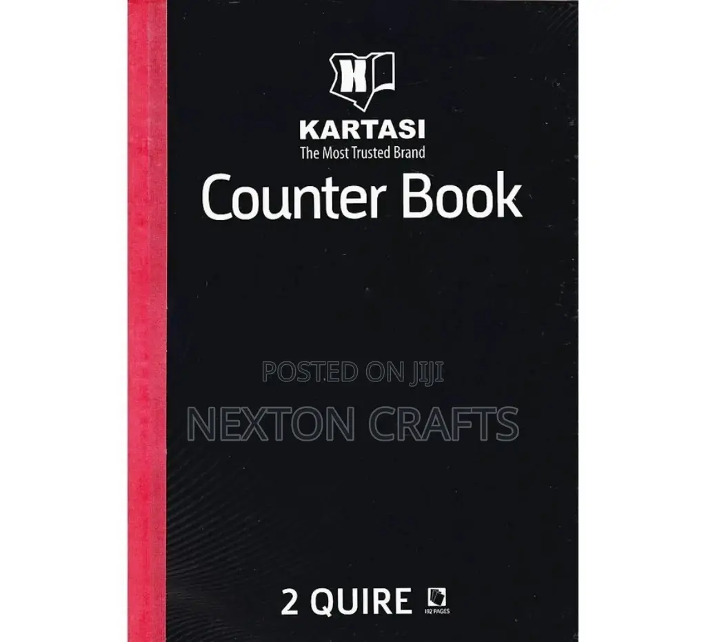 Counter Book A4 2 Quire