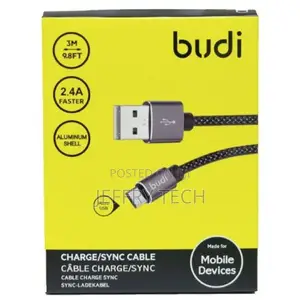 Aluminium Shell Charge/Sync Cable 3M