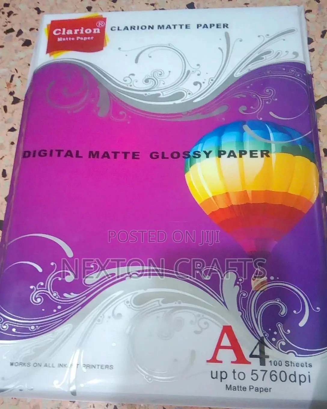 Clarion A4 Matte Paper(100 Sheets)