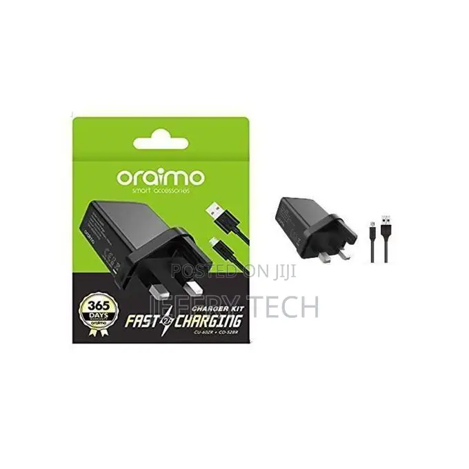 Oraimo Fast Android 2A Charger for All Smart Phones Tablet