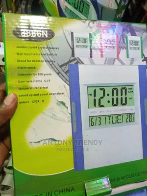 Easy Clock With Temperature.Date And Time