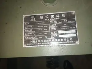 Jaw Stone Crusher Machine