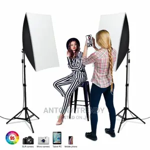 Studio Kit 50X70 Cm Lighting Soft Box, E27