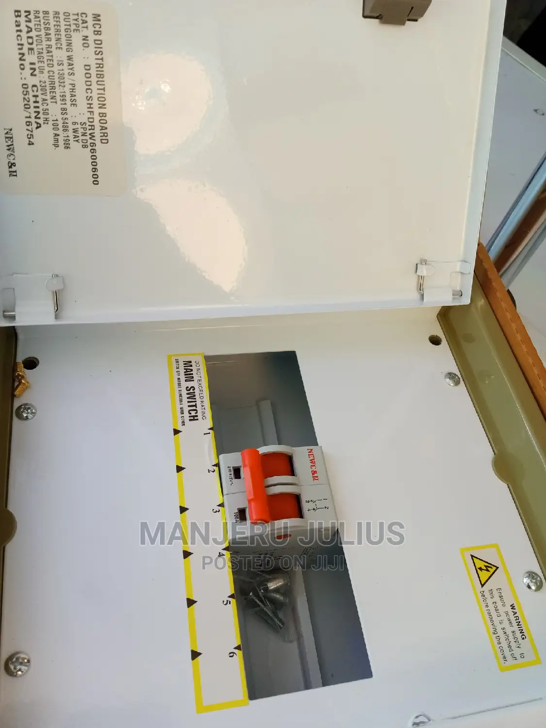 6way Consumer Unit
