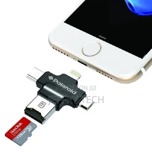 Universal 4-In-1 USB Micro SD Card Reader for Mobile Devices