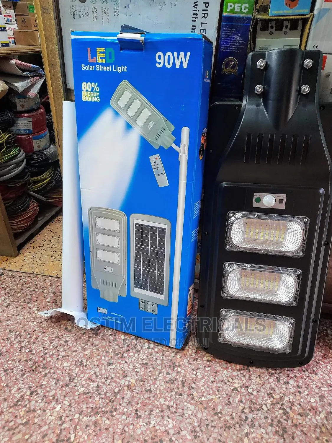90w Integrated Solar Street Light