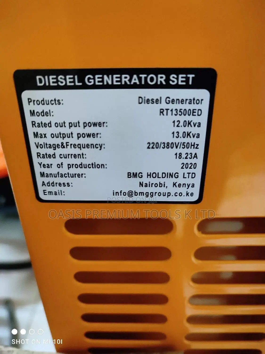 Generator Diesel Silent 12 Kva