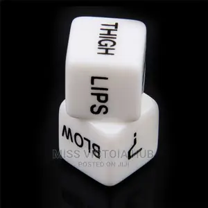 Erotic Adult Sex Game Luminous Dices for Couples (Set of 4)