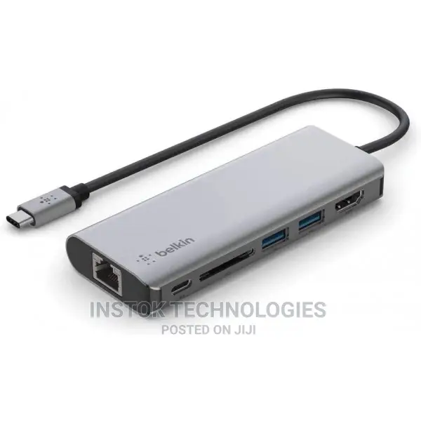Belkin USB C Hub, 6-in-1 Multiport Adapter Dock With HDMI