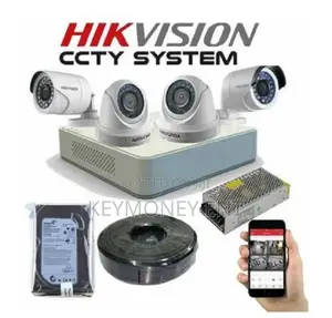 Hikvision Four 4 720P Complete CCTV Cameras Kit