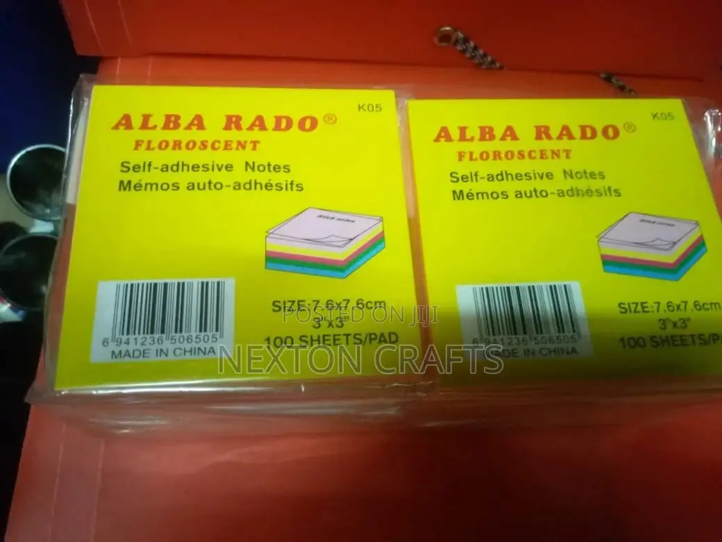 Bright Color Sticky Notes, 3 X 3 (1 Dozen)