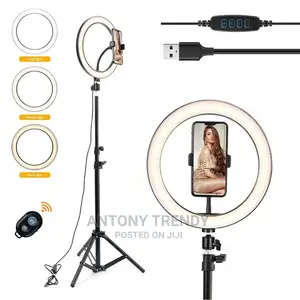 Dimmable 10 Inch LED Ring Light