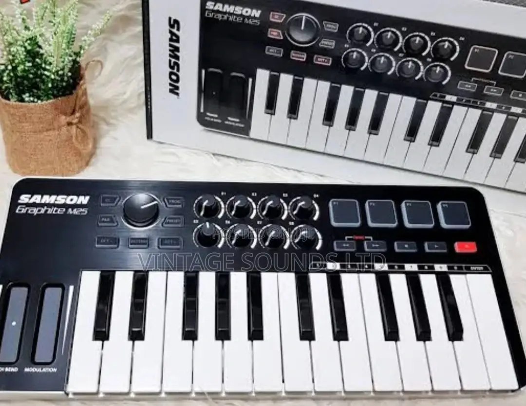 Samson Graphite M25 Studio Usb Midi Controller Keyboard