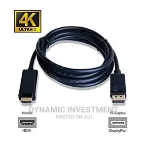 Display Port to HDMI Cable