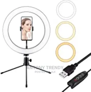 Led Ring Light 12 Inch Ring Lamp Dimmable 5500k With Tripod