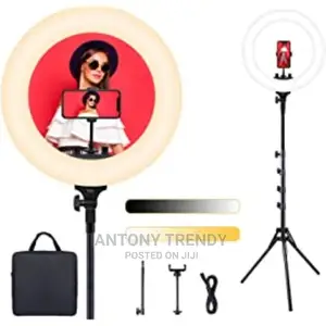 18-Inch LED Ring Light Dimmable Lighting Kit