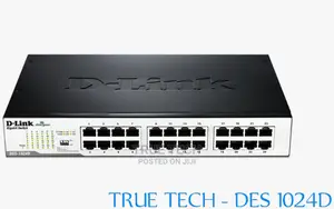 D-Link 24port Unmanaged Desktop Switch DES‐1024D