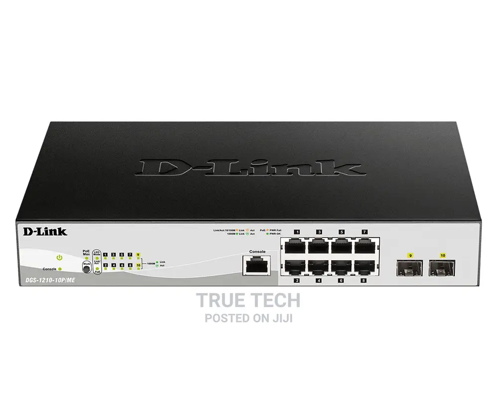 D-Link DGS-1210-10P Gigabit Poe Network Switch