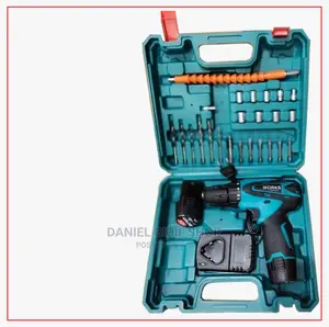 Works Complete Toolkit With 12V Drill